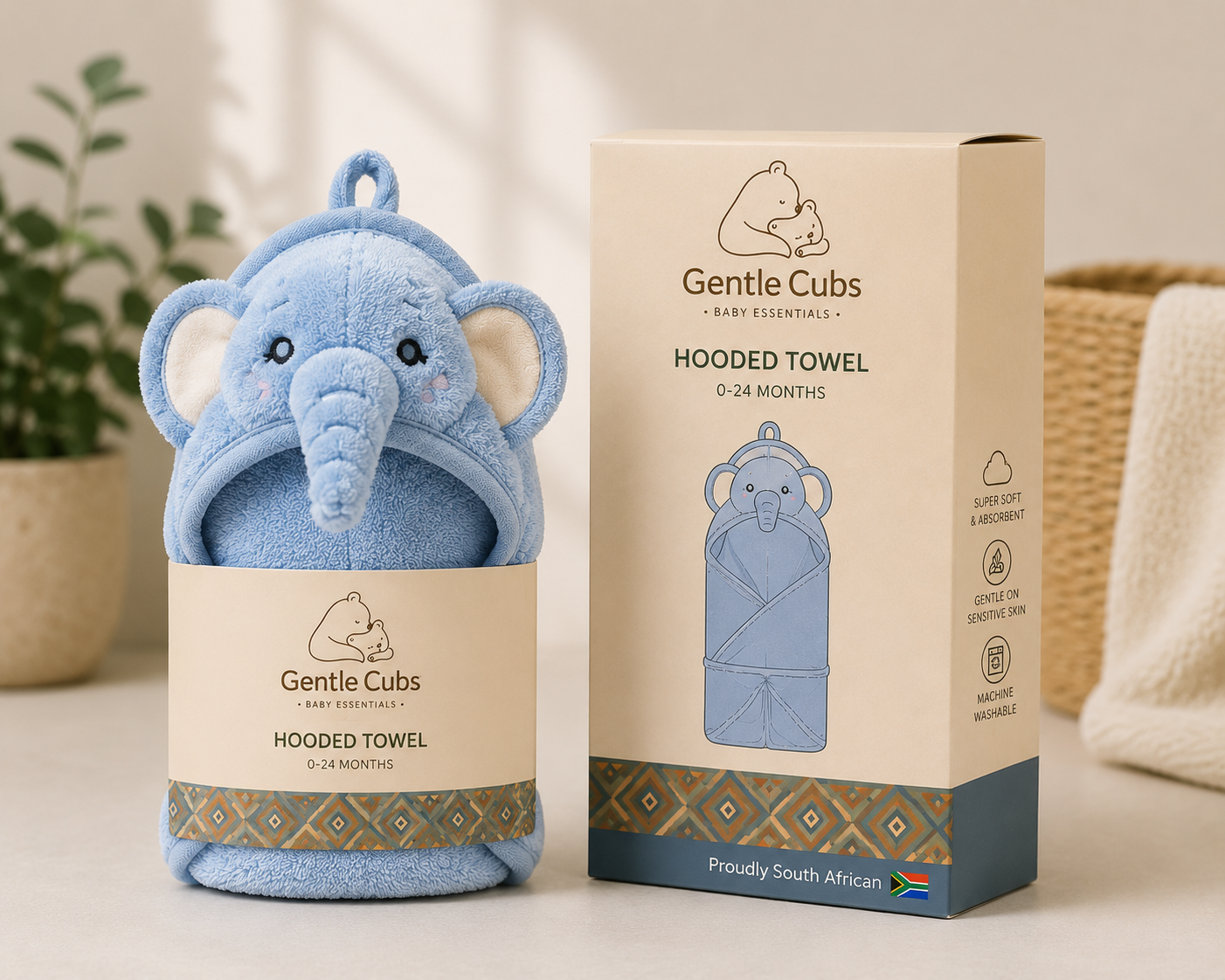 Cuddle Cub Hooded Towel – Ultra-Soft Cotton for Babies & Toddlers
