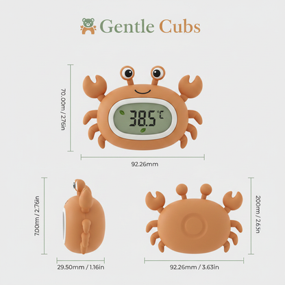 Gentle Cubs Bath Thermometer Dimensions