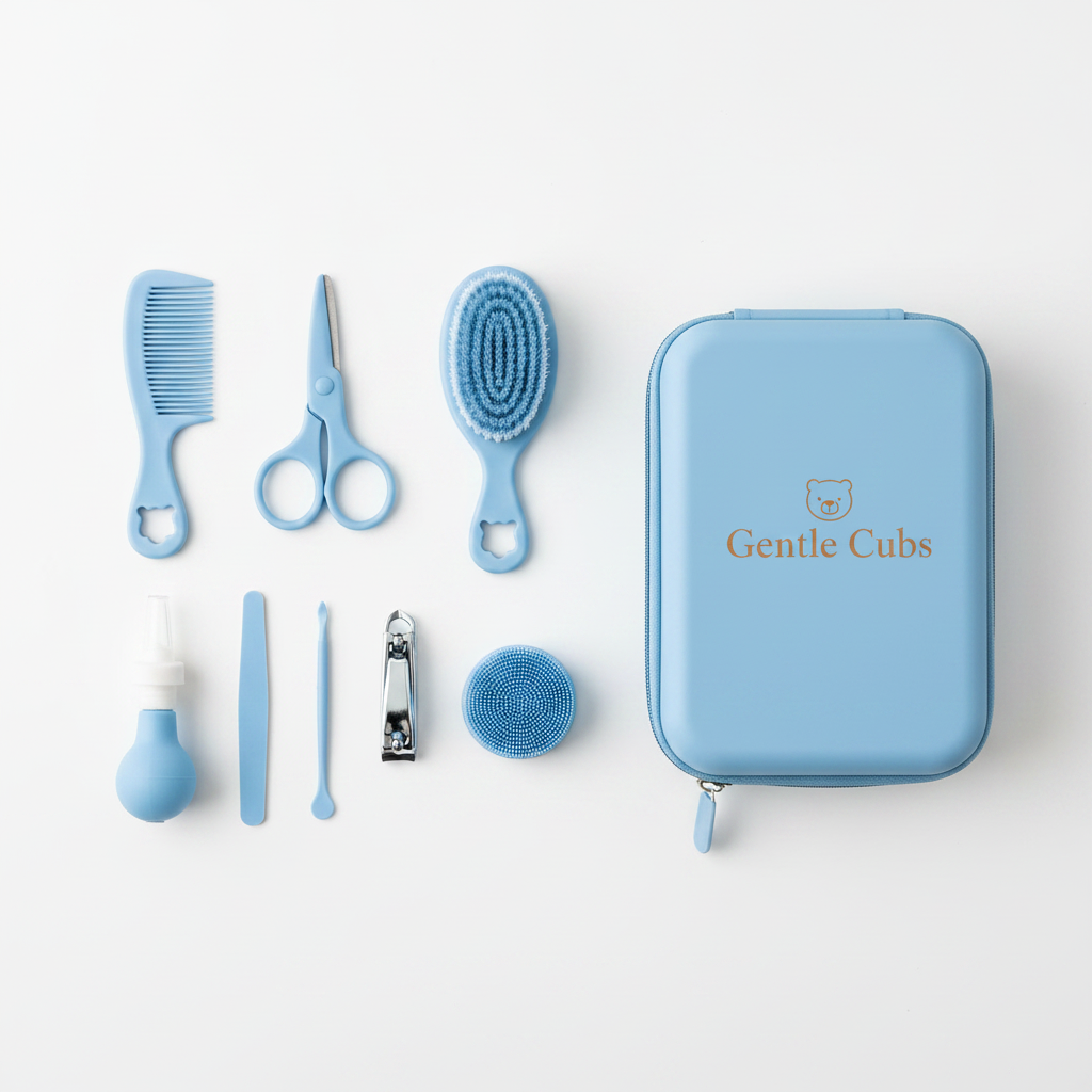 Gentle Cubs Grooming Kit - Blue