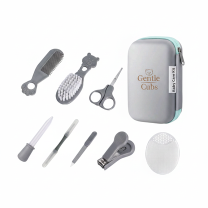 Gentle Cubs Grooming Kit - Grey